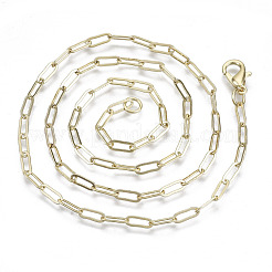 Brass Paperclip Chains&nbsp;X-MAK-S072-10B-KC