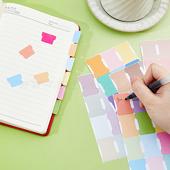 25 Sheets 5 Colors Paper Index Tabs&nbsp;DIY-FH0009-05