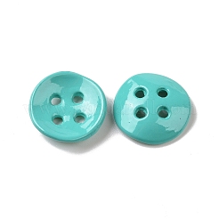 Spray painted Alloy Buttons&nbsp;PALLOY-K001-03