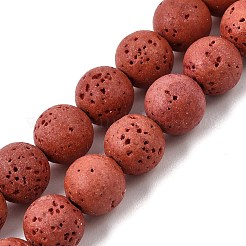 Dyed Synthetic Lava Rock Beads Strands&nbsp;GG-CBAAE19-07A