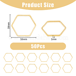 50Pcs 201 Stainless Steel Linking Rings&nbsp;STAS-DC0015-17