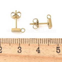 304 Stainless Steel Stud Earring Findings&nbsp;STAS-Q345-41G