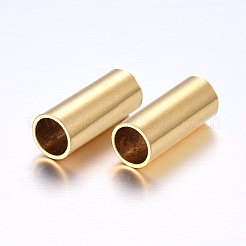 304 Stainless Steel Tube Beads&nbsp;STAS-O098-08G