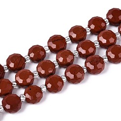 Natural Red Jasper Beads Strands&nbsp;G-B153-B21