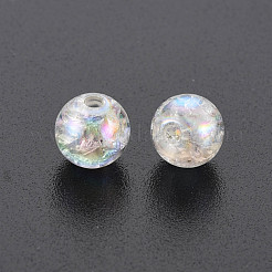 Transparent Crackle Acrylic Beads&nbsp;MACR-S373-66-L06