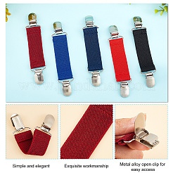 AHADEMAKER 5Pcs 5 Colors Polyester Strap Sheet Holders&nbsp;AJEW-GA0004-73