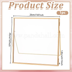 Brass Photo Frames&nbsp;AJEW-WH0816-133G-A