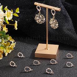 10Pcs Brass Stud Earring Findings&nbsp;KK-BBC0003-71