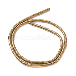 Electroplate Non-magnetic Synthetic Hematite Beads Strands&nbsp;G-J164A-3mm-07