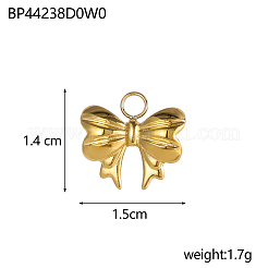 304 Stainless Steel Pendants&nbsp;STAS-OY002-54G