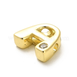 Rack Plating Brass Cubic Zirconia Beads&nbsp;KK-L210-008G-A