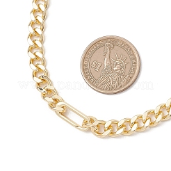 8MM Brass Cuban Link Chain Necklaces for Men Women&nbsp;NJEW-JN05881