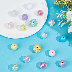 5Pcs 5 Colors Handmade Polymer Clay Beads&nbsp;CLAY-PA0001-48