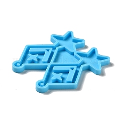 DIY Rhombus with Star Pendant Silicone Molds&nbsp;LS-DIY-I099-06