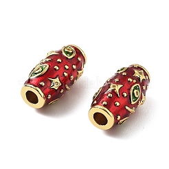 Rice Brass Micro Pave Cubic Zirconia Beads&nbsp;KK-Z114-14G
