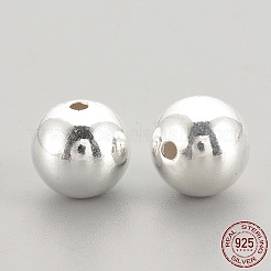 925 Sterling Silver Beads&nbsp;STER-S002-15-4mm