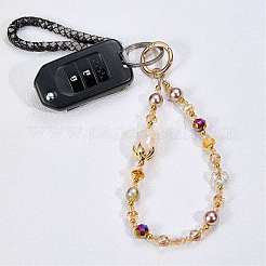 1Pc Glass & Acrylic Beaded Mobile Phone Straps&nbsp;AJEW-SZ0002-72