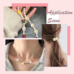 8Pcs Transparent Resin Beads&nbsp;RESI-YW0005-96C