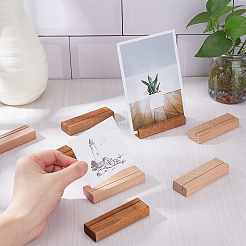 8Pcs 2 Color Wooden Card Holders Base&nbsp;AJEW-GA0003-66