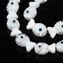 Handmade Lampwork Beads Strands&nbsp;LAMP-N021-41-A06