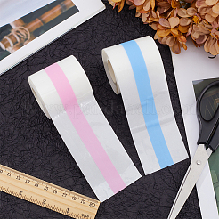 2 Rolls 2 Colors 5M Non-woven Fabrics Invisible Self Adhesive Bob Tape for Breast&nbsp;AJEW-GF0008-87