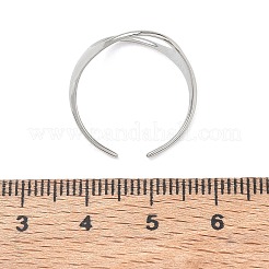 304 Stainless Steel Cuff Open Rings&nbsp;SA-CBA8AFD-03P