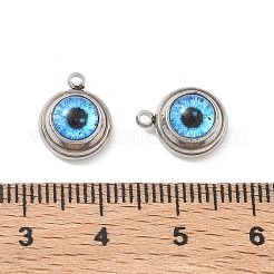 Printed 304 Stainless Steel & Glass Pendnats&nbsp;STAS-Q119-21P-01
