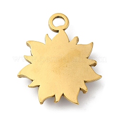 Real 18K Gold Plated 304 Stainless Steel Pendants&nbsp;STAS-A084-22G-03