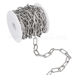 304 Stainless Steel Paperclip Chains&nbsp;YS-TAC0003-02P
