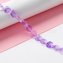 Transparent Glass Beads Strand&nbsp;GLAA-F112-03D