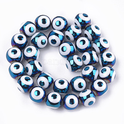 Electroplate Glass Beads Strands&nbsp;X-EGLA-T012-02B