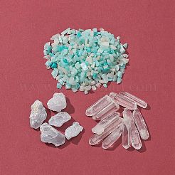 65G Rough Raw Natural Mixed Germstone Beads Kits&nbsp;G-FS0005-55
