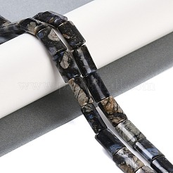 Natural Glaucophane Beads Strands&nbsp;G-C141-G01-01