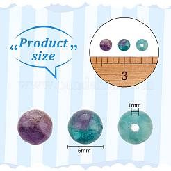 Natural Fluorite Bead Strands&nbsp;G-OC0001-43
