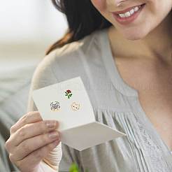 Square Wooden Stamps&nbsp;DIY-WH0546-037