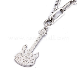 Non-Tarnish 304 Stainless Steel Double Layer Necklaces&nbsp;NJEW-M181-07P
