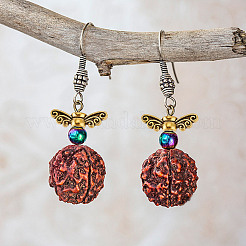 200Pcs Tibetan Style Alloy Fairy Wing Beads&nbsp;TIBEB-GO0001-09