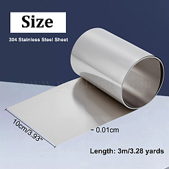 304 Stainless Steel Sheet&nbsp;STAS-WH0051-003P-03