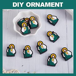 10Pcs Jesus Silicone Focal Beads&nbsp;JX659A