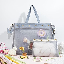 1Pc PVC Shoulder Yarn Storage Bag&nbsp;DIY-CP0011-52A