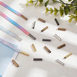 120Pcs 4 Colors Column Alloy Aglets&nbsp;FIND-PH0017-62