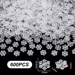 600Pcs Transparent Acrylic Beads&nbsp;MACR-UN0001-09