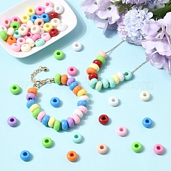 Baking Paint Acrylic European Large Hole Beads&nbsp;FIND-CJZ0001-002