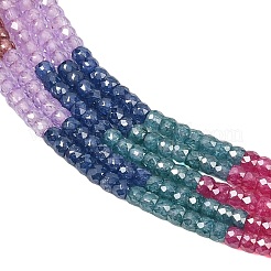 Cubic Zirconia Beads Strands&nbsp;ZIRC-P125-2x3mm-14