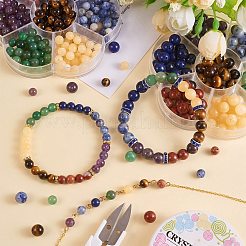 140Pcs 7 Style Natural Gemstone Beads&nbsp;G-SZ0002-06