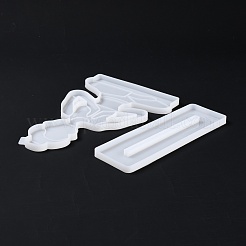YOGA DIY Silicone Statue Molds&nbsp;DIY-G046-12