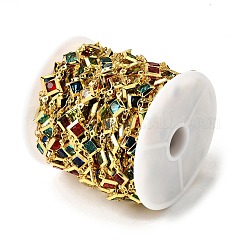 Brass Rhombus Link Chains&nbsp;CHS-H112-19G
