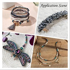 12/0 Plated Glass Seed Beads&nbsp;SEED-T005-05A