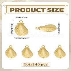 40Pcs 304 Stainless Steel Charms&nbsp;STAS-LP0004-16