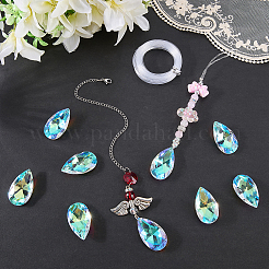 16Pcs Glass Pendants&nbsp;GLAA-SP0001-78